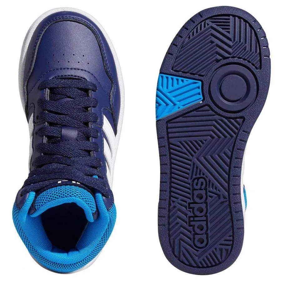 ADIDAS HOOPS MID 3.0 K GW0400  DKBLACK/BLURUS/TURBO